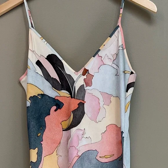 Aritzia Wilfred Multicolored Only Slip Midi
Spaghetti Strap Dress - Picture 8 of 9